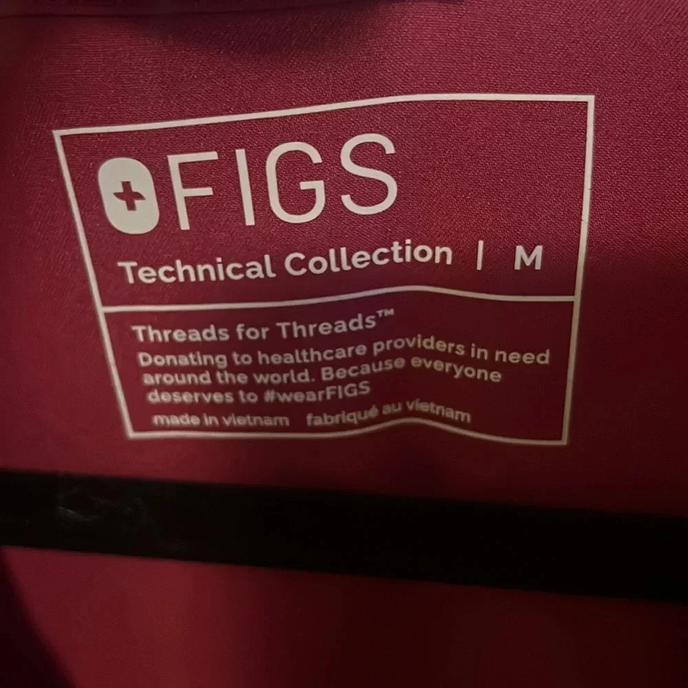 Figs Casma Top Pink | Size M - Picture 4 of 4
